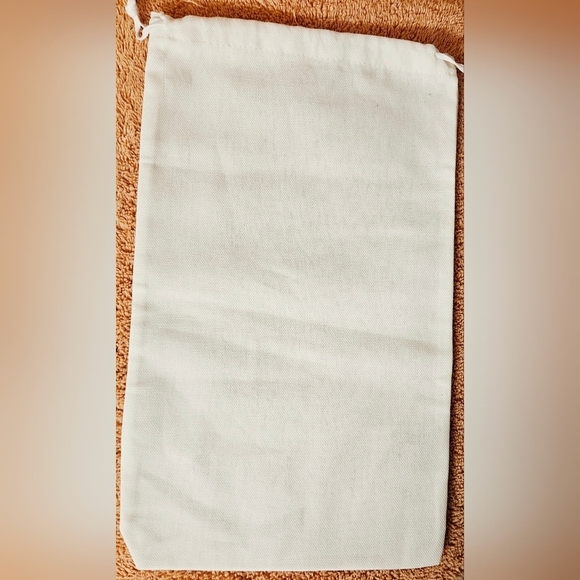 RARE Valentino Garavani White Red Drawstring Dust Bag Cover Pouch Travel Storage - Picture 3 of 5